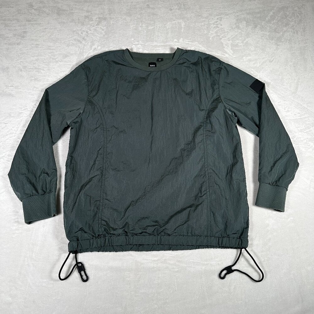 Hugo Boss Pullover Men Size XL Long Sleeve Crew Neck Stadler 55 Black Label EUC